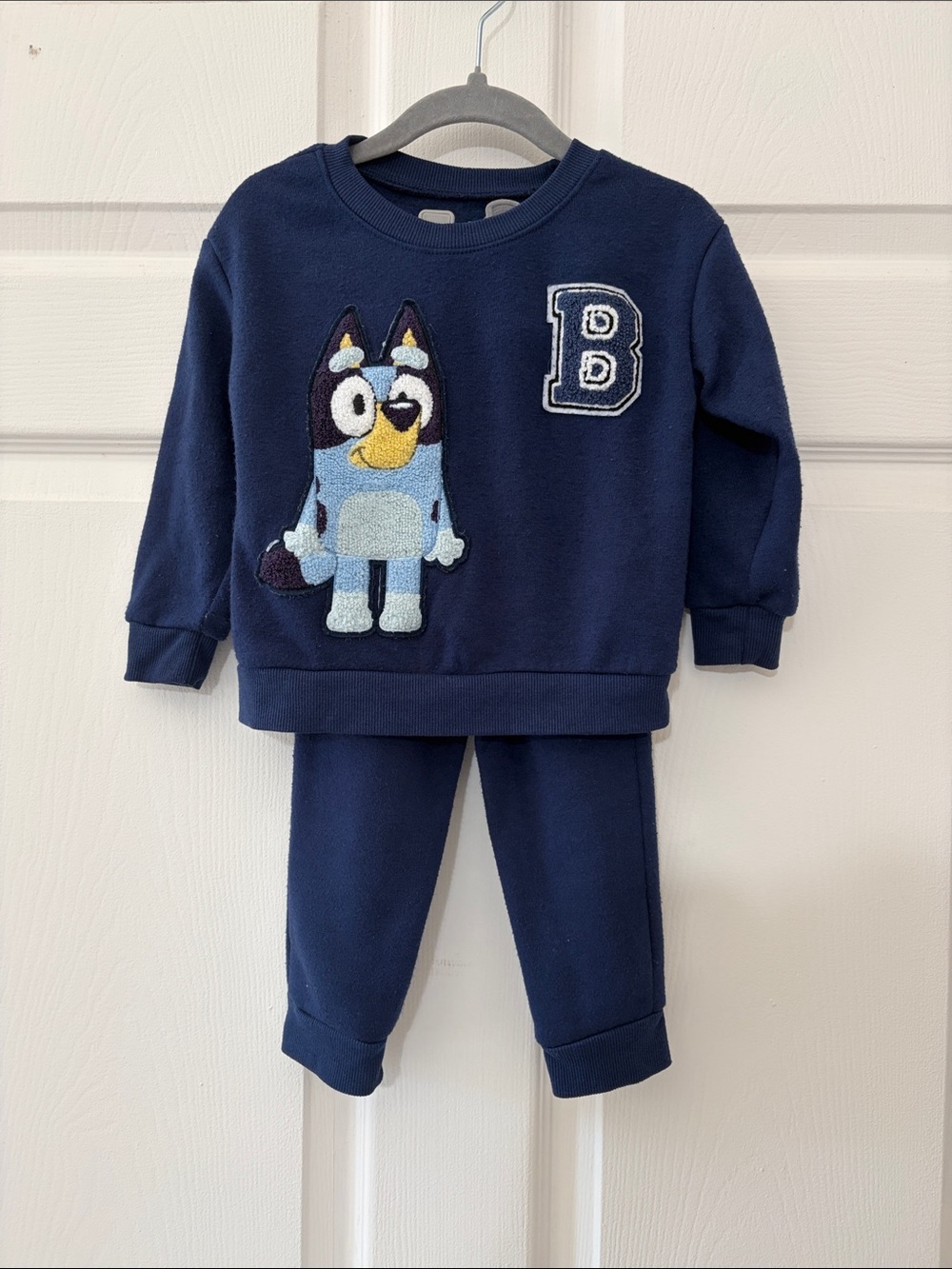 Bluey 2T navy blue set